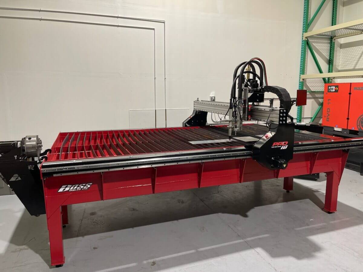 Boss Tables PRO cnc plasma table at Solvers LLC in Omaha, Nebraska